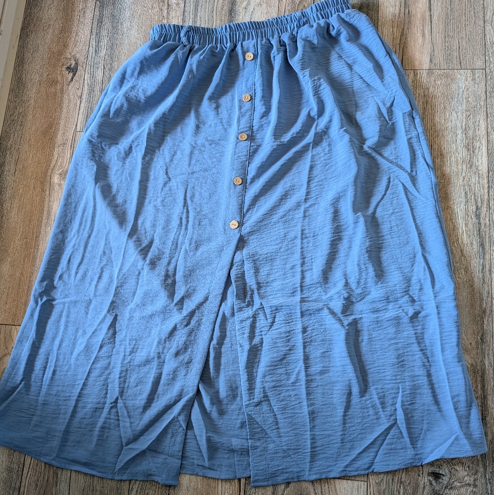 DOKOTOO 2 Piece Outfit Maxi Skirt and Short Sleeve Matching Set Size Large NWT - Picture 7 of 16